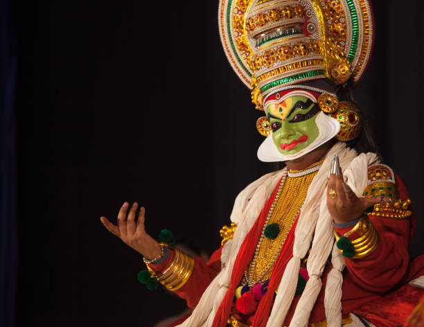 istock Kathakali makeup and pose photoshoot 1633371931