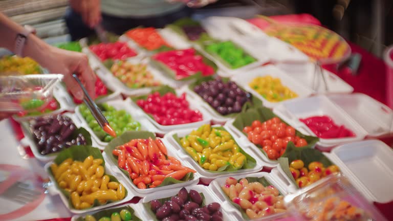 Fruit Shaped Mung Beans Thai Dessert