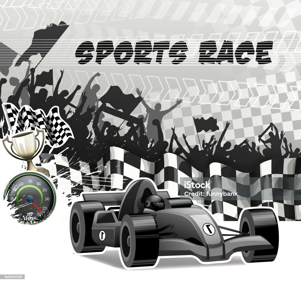 Sign Shape Vector Racing New Racing Sign Stock Illustration - Download Image Now - Race Car ...