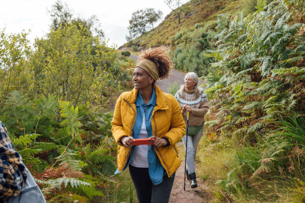 Ladies Hiking Together