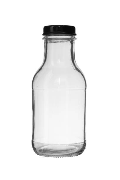 istock Long Neck Glass Bottle Black Cap isolated on white background with clipping paths 1633436159