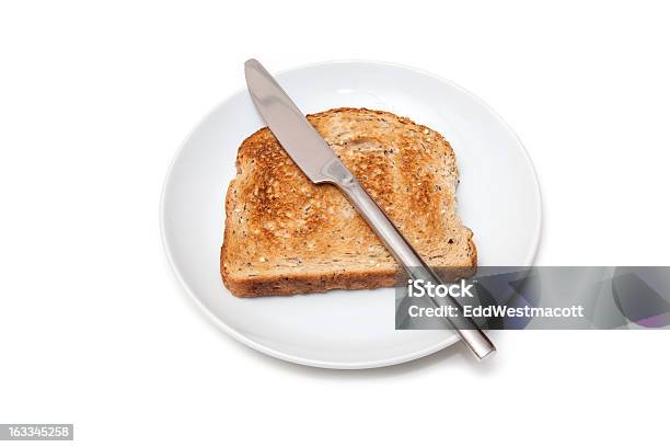 Photo libre de droit de Wholemeal Toast banque d'images et plus d'images libres de droit de Aliment - Aliment, Fond blanc, Horizontal