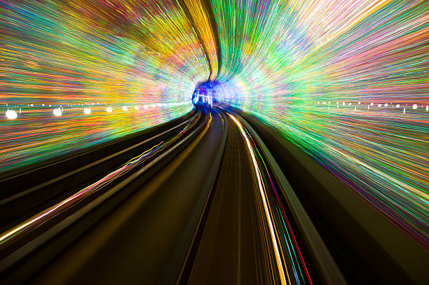 istock The art of making light tunnel 163345349