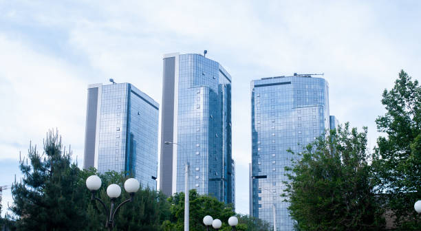 istock Business center, modern buildings,city 1633459606