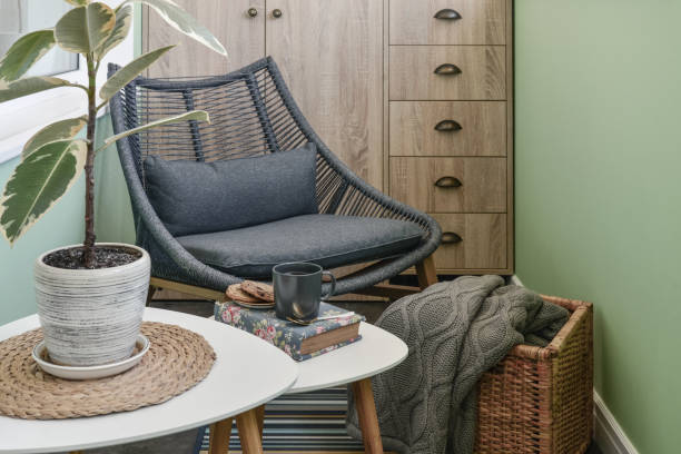 istock Interior of cozy balcony 1633486384