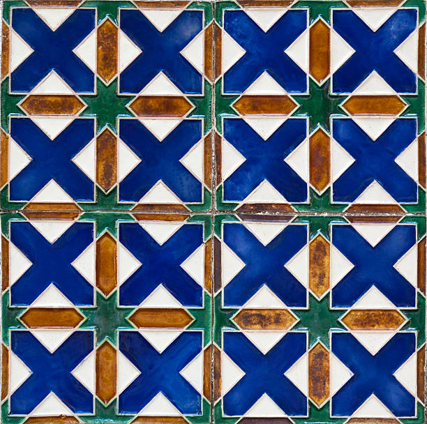 Cтоковое фото Традиционные Португальский goan стиль colour tiles