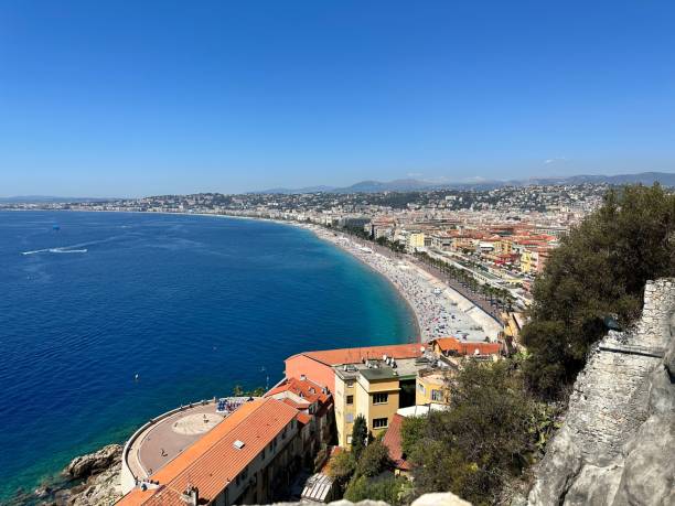 istock looking down on the city from an incline at the beach 1633519622