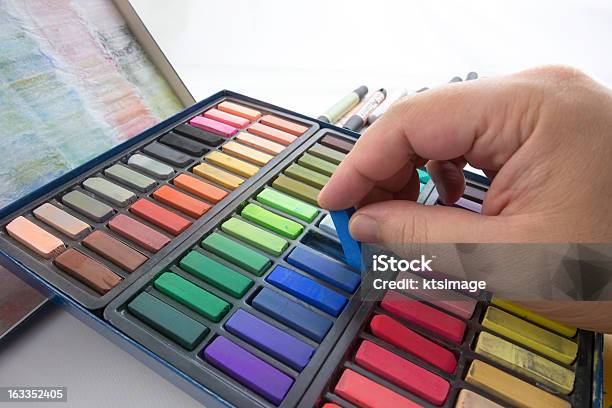 Chalk Pastels Stock Photo - Download Image Now - Art, Art And Craft, Artist