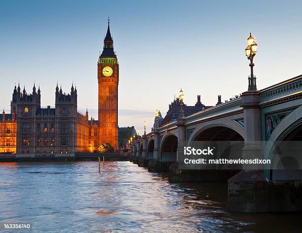 빅 벤 웨스트민스터 국회의사당 런던 0명에 대한 스톡 사진 및 기타 이미지 - 0명, 가로등, 강