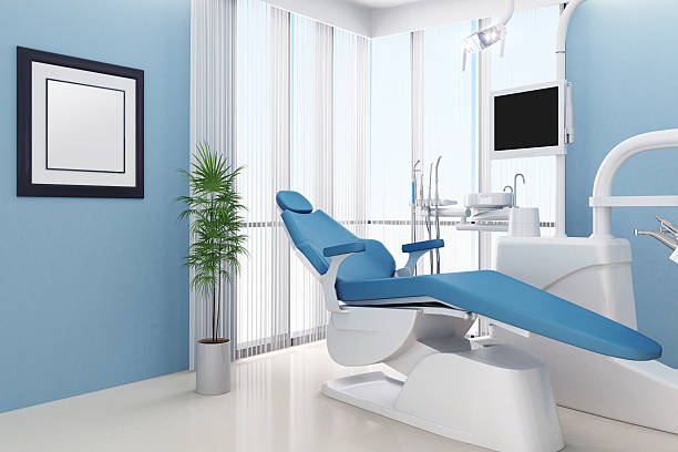 歯科医のオフィス - dentist office dentists chair chair nobody ストックフォトと画像