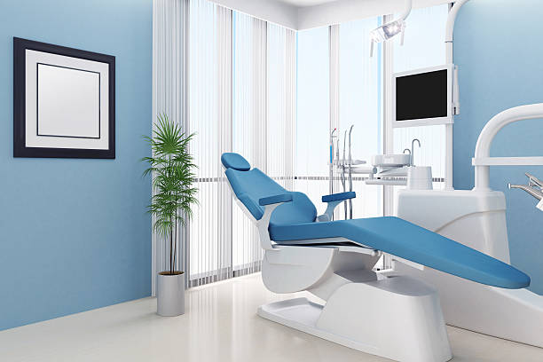 стоматологический кабинет - dentists chair стоковые фото и изображения