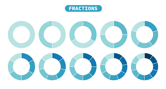 Vector Drawing Of Fractions Worksheet