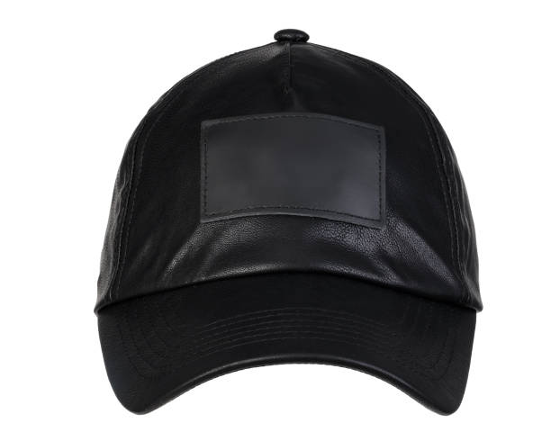istock Front View of Leather Cap Isolated with Mockup Space 1633608180