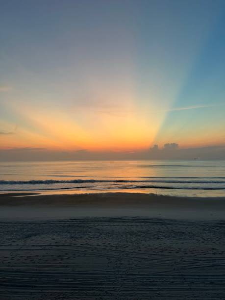 istock Sunrise at Vilano Beach in St. Augustine, Florida. 1633625424
