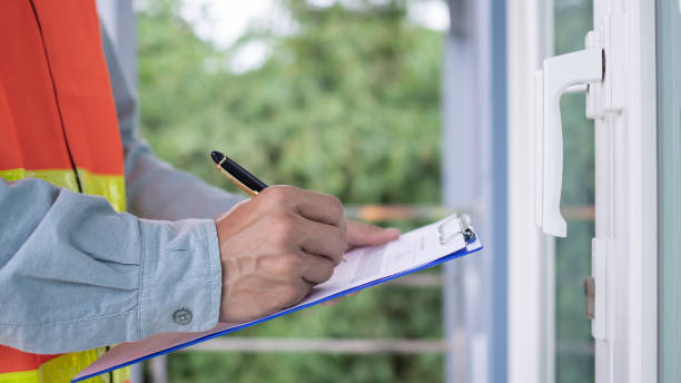 istock inspector or engineer is inspecting construction and quality assurance new house using a checklist. Engineers or architects or contactor work to build the house before handing it over to the homeowner 1633636187