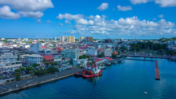 istock Aerial View to the Pointe-a-Pitre central streets 1633668049