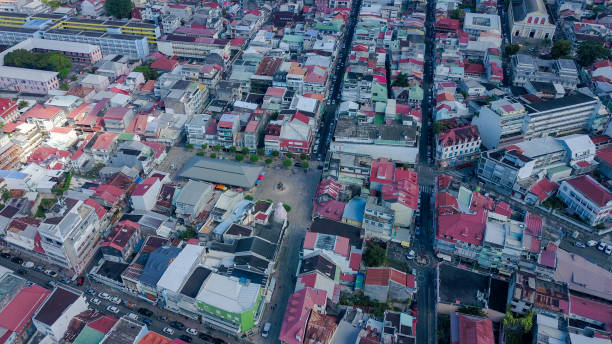 istock Aerial View to the Pointe-a-Pitre central streets 1633669648