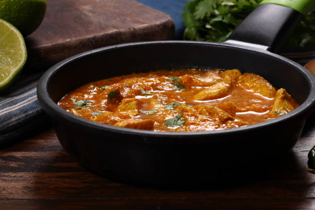 istock Chicken Curry in frying pan 1633693684