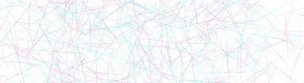 Vector illustration of Holographic lines abstract tech background