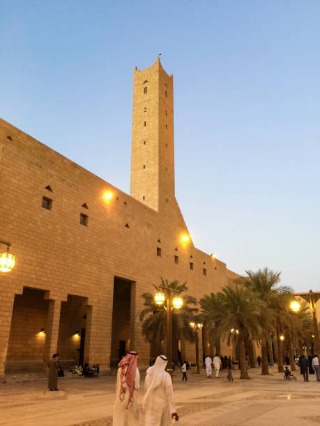 Mecca, Saudi Arabia, June 13 2024: The minarets from the grand sacred mosque of Makkah, the Sacred mosque is the most significant mosque in Islam, encloses the vicinity of the Kaaba in Mecca