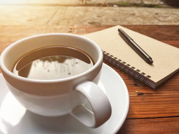 istock Coffee cup hot in the morning background 1633791330