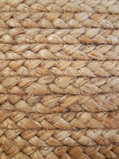 istock Natural esparto texture. Hand-woven raffia background. Fabrics and rugs. 1633913680