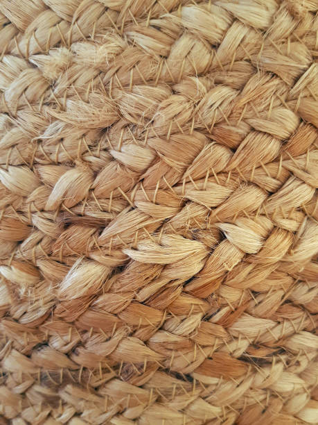 istock Natural esparto texture. Hand-woven raffia background. Fabrics and rugs. 1633913689