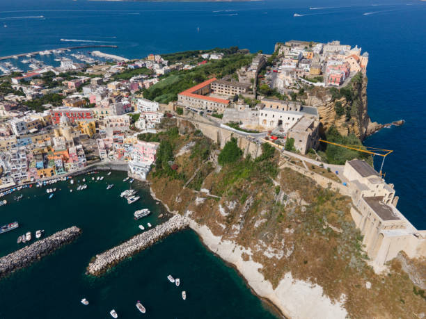 istock Views of Procida Island in Italy by Drone 1633986096