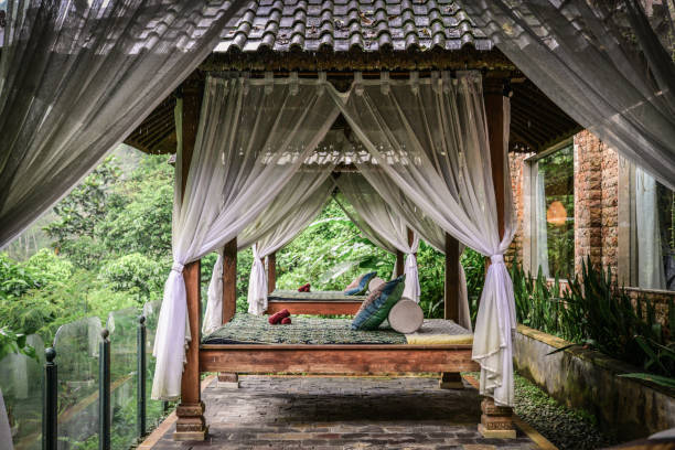 istock Canopies for massage in resort 1633994158
