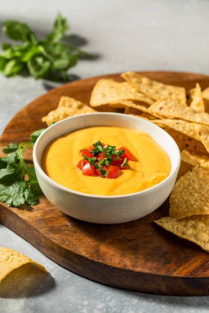 istock Warm Homemade Cheesy Queso Dip 1634170321