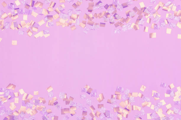 istock square gold holiday sequins on light pink background 1634210357
