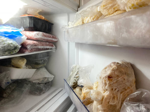 istock Freezer with frozen foods 1634257368