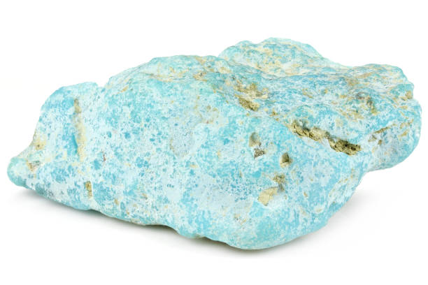 turquoise from sleeping beauty mine, arizona - sleeping beauty turquoise imagens e fotografias de stock