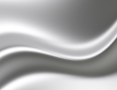 Wavy chrome colored surface background