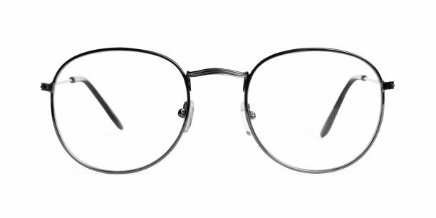 istock Stylish pair of glasses isolated on white 1634378775