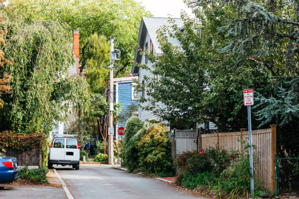 istock Quiet street - Cambridge, Massachusetts 1634414430