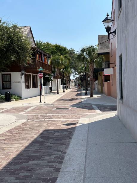istock Historic St. Augustine, Florida downtown area. 1634655215