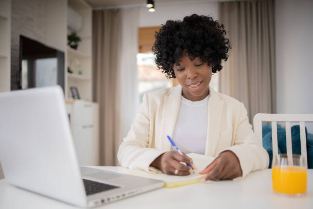 istock Young entrepreneur is working from home 1634737402