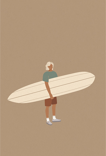 Surfing Concept, Vector