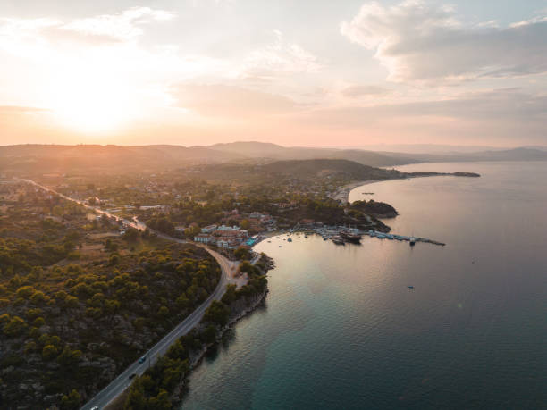 istock Morning Sunrays At Coastline In Halkidiki, Greece 1634771388
