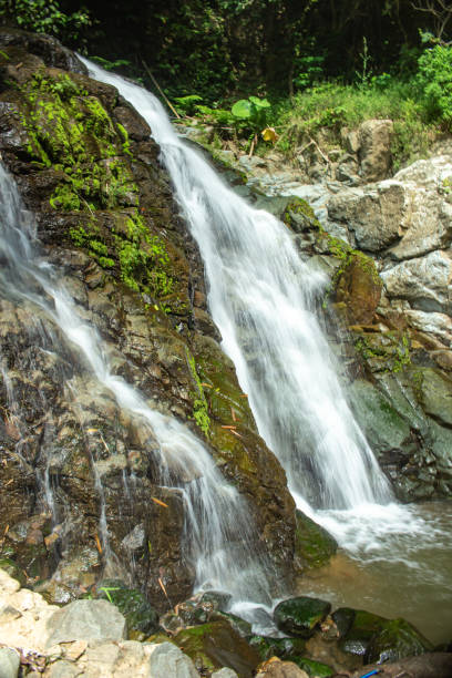istock a view of a mini natural waterfall in Bogor 1634778841