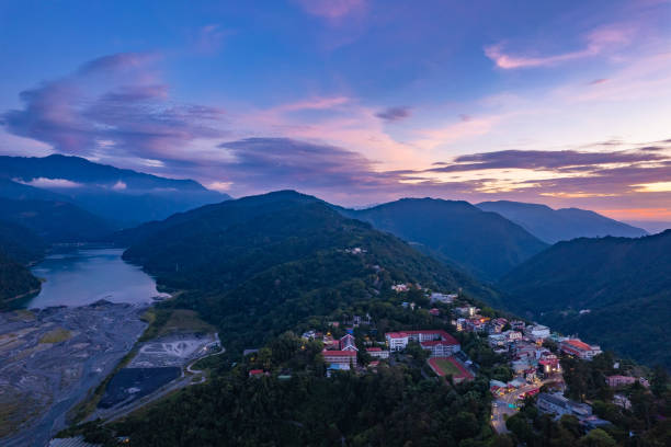 istock Taiwan Village in the Evening Sky 1634799679