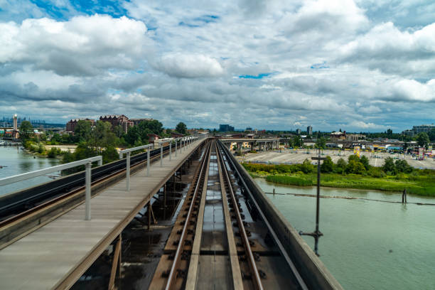 istock Sky train and Canada Line, Vancouver, Canada 1634810887