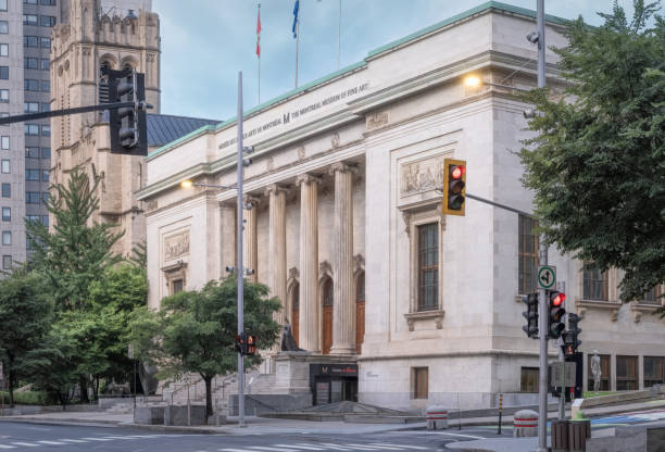 Montreal, Quebec, Canada - July 31, 2023:  The Montreal Museum of Fine Arts is one of the largest art galleries in Canada.  It was founded in 1860 making it Canada's oldest art gallery.