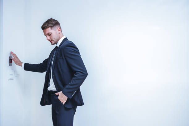 istock Confident man leads, showcasing leadership, strategic thinking, overseeing operations with laptop 1634951016