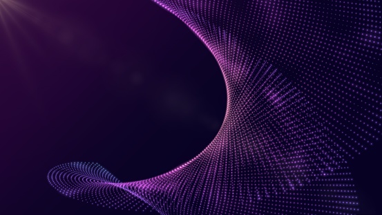 The purple craft background image consists of particles and lines