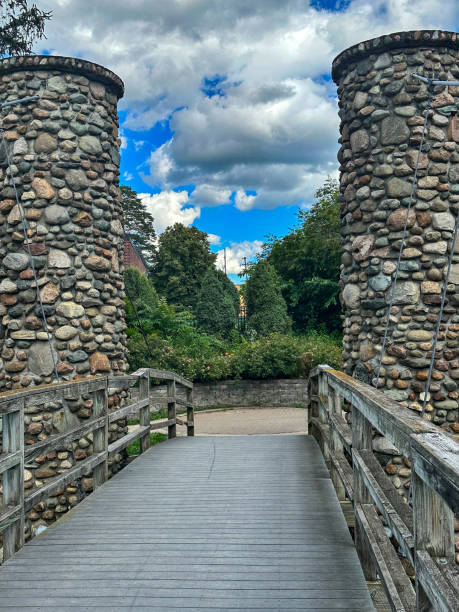 istock Shiawassee Heritage Bridge on Owosso, Michigan 1634979411