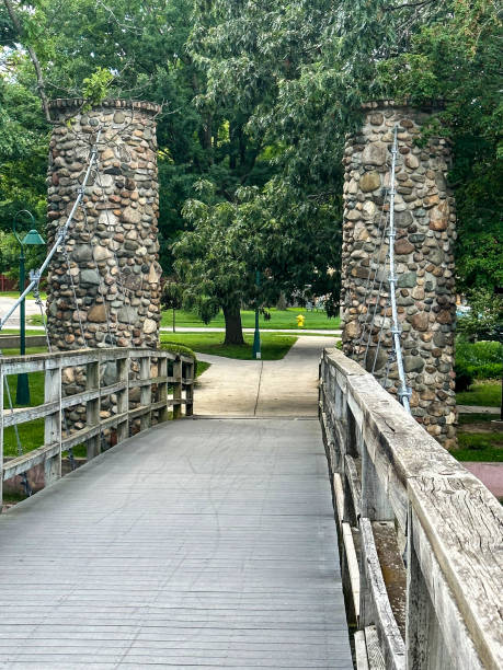 istock Shiawassee Heritage Bridge on Owosso, Michigan 1634979922