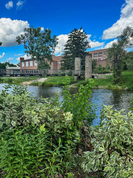 istock Shiawassee Heritage Bridge on Owosso, Michigan 1634979926