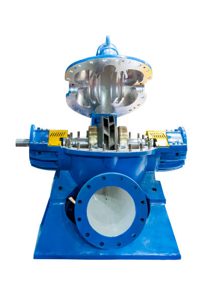 istock large metal impeller and other component inside of horizon split casing pump double suction centrifugal for conveying water or liquid in industrial isolated on white with clipping path 1635132487